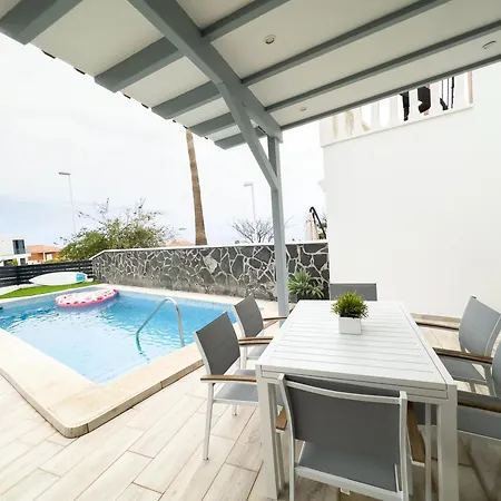Modern 2br Private Heated Pool, Bbq, Aircon In Costa Adeje By Aqua Vista Tenerife カジャオ・サルバヘ