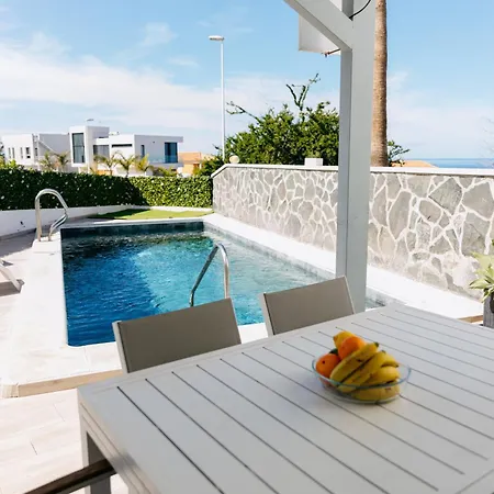 别墅 Modern 2br Private Heated Pool, Bbq, Aircon In Costa Adeje By Aqua Vista Tenerife *