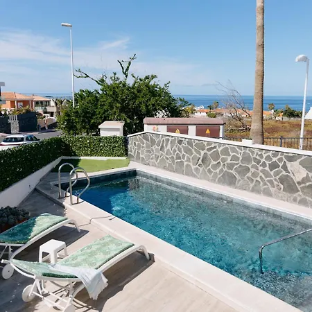 Modern 2br Private Heated Pool, Bbq, Aircon In Costa Adeje By Aqua Vista Tenerife Βίλα